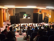 春日子育て支援センターとの共催で人形劇を開催しました